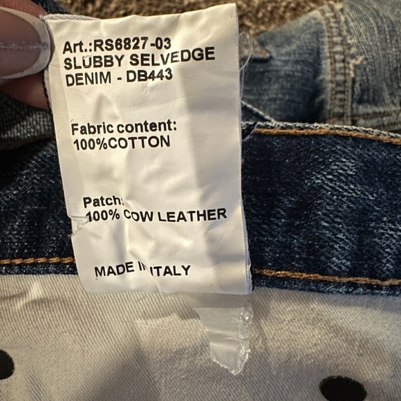 New R13 Lisa Baggy Jeans in Reese Wash Size 26 - Picture 5 of 10